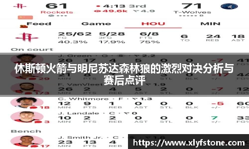休斯顿火箭与明尼苏达森林狼的激烈对决分析与赛后点评